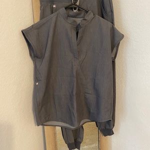 Grey Figs Scrubs *NEVER WORN* Top XS, Bottom SM